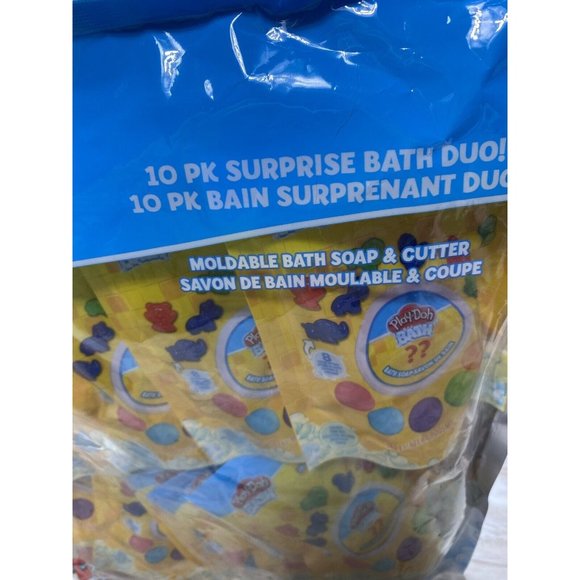 BRAND NEW Play Doh Bath Surprise Duo 10 Pack - Moldable Bath Soap and Cutter - Picture 3 of 6